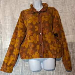 Floral Fleece Jacket